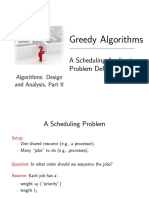 Greedy Algorithms: A Scheduling Application: Problem Definition