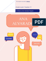 ANA Alvarado: Here Is Where Your Resume Begins