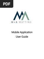 Mobile Application User Guide