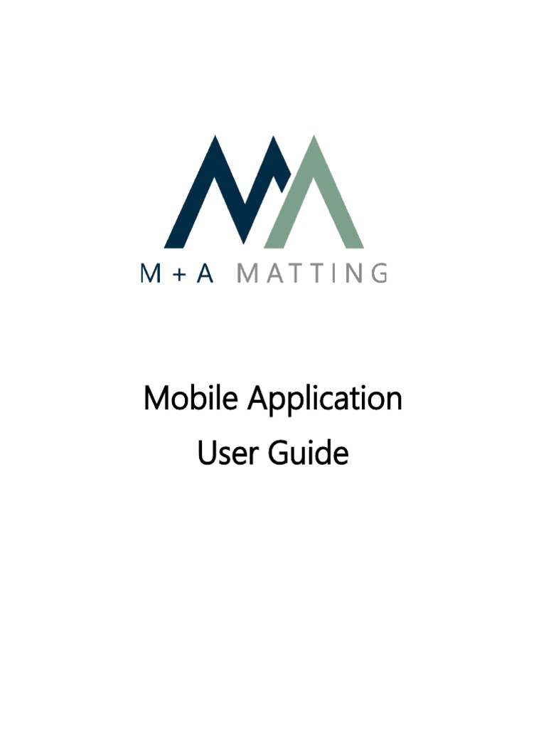 Mobile Application User Guide | PDF | Ios | Mobile App