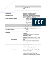 Rica Mae Silang Lesson Plan in Social Studies