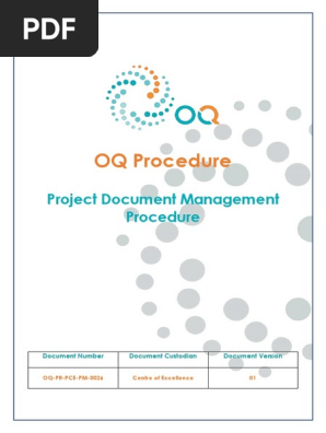 Project Document Management Procedure