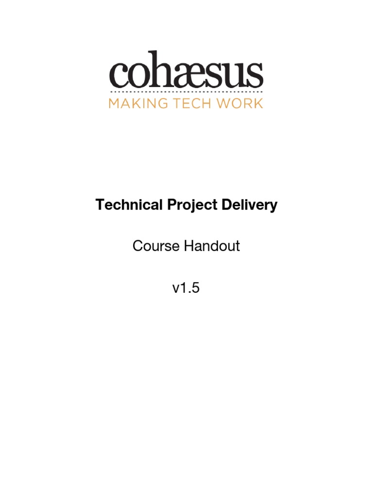 Technical Project Delivery Overview | PDF