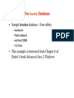 Sample Books Database - Four Tables