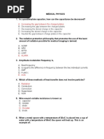 Medical Physics Exams