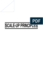 Scale-Up Principles for Mixing Processes