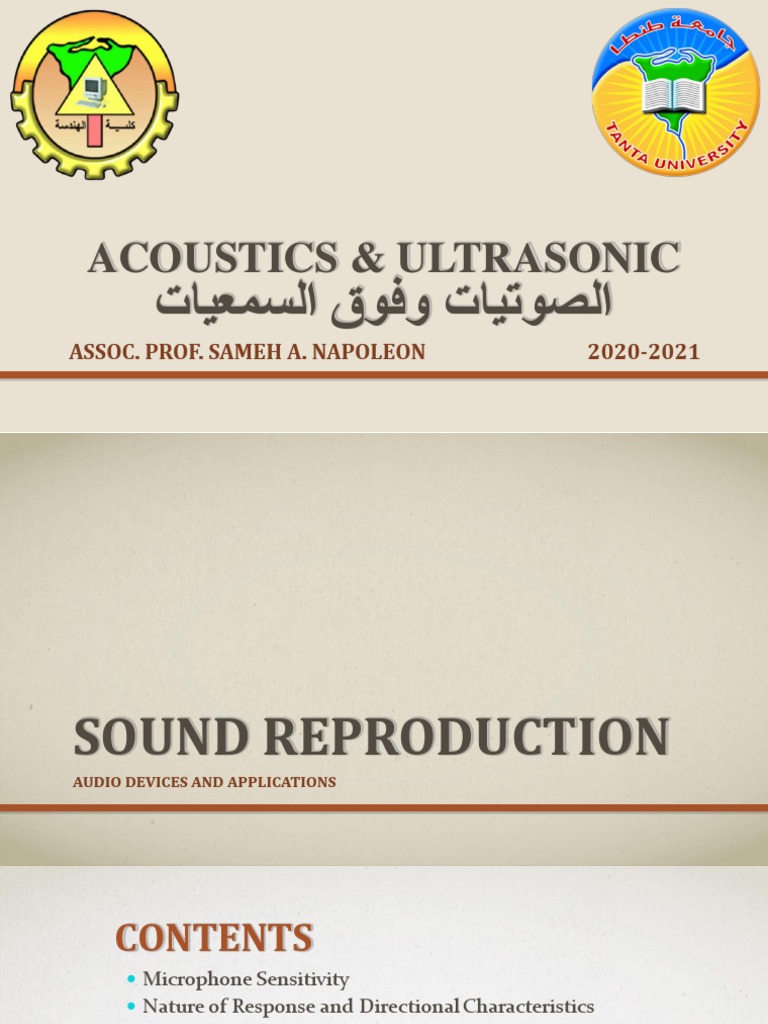 Microphone Types and Acoustics Overview | PDF | Microphone | Capacitor