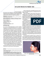 Modification of Fluid Level Device For Easier Use: 10.5005/jp-Journals-10021-1248