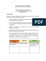 Tarea - Planificación Estratégica