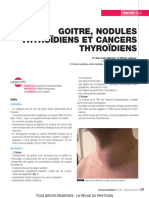Goitre, Nodules Thyroïdiens Et Cancers Thyroïdiens - RDP - 2019 - 7 - 3229