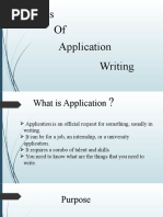 Application Writing