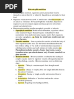 Heterotrophic Nutrition PDF