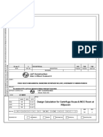 Design Calculation For Centrifuge House & MCC Room at Allipuram