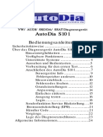 AutoDia S101 Bedienungsanleitung