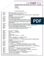 Exam Results Discussion Transcript