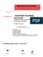 MATERI Akuntansi Keuangan KD 3.1 Menerapkan Aset Tetap