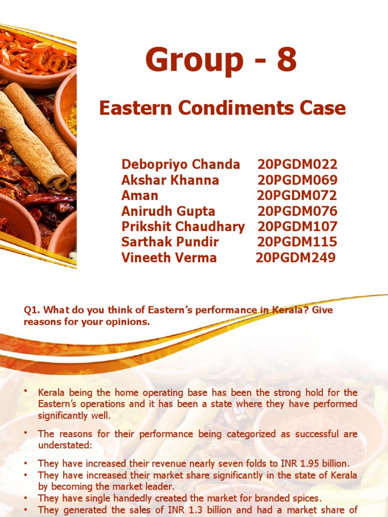 Eastern Condiments' Kerala Success Analysis | PDF | Economies | Business
