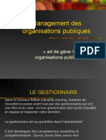 Management Des Organisations Publiques