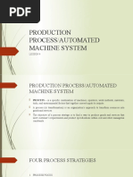 Production Process/Automated Machine System: Lesson 4