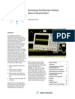 Evaluating Oscilloscope Vertical Noise Characteristics: Application Note