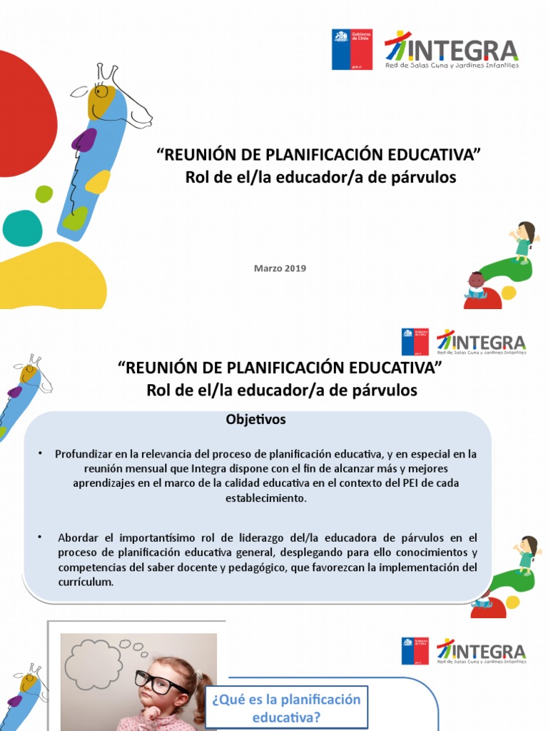 Planificación Educativa | PDF | Planificación | Aprendizaje