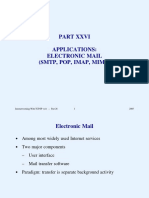 Applications: Electronic Mail (SMTP, Pop, Imap, Mime) : Internetworking With TCP/IP Vol 1 - Part 26 2005