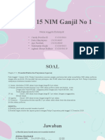 Chapter 15 NIM Ganjil No 1