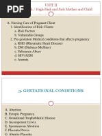 Gestational Conditions 2a