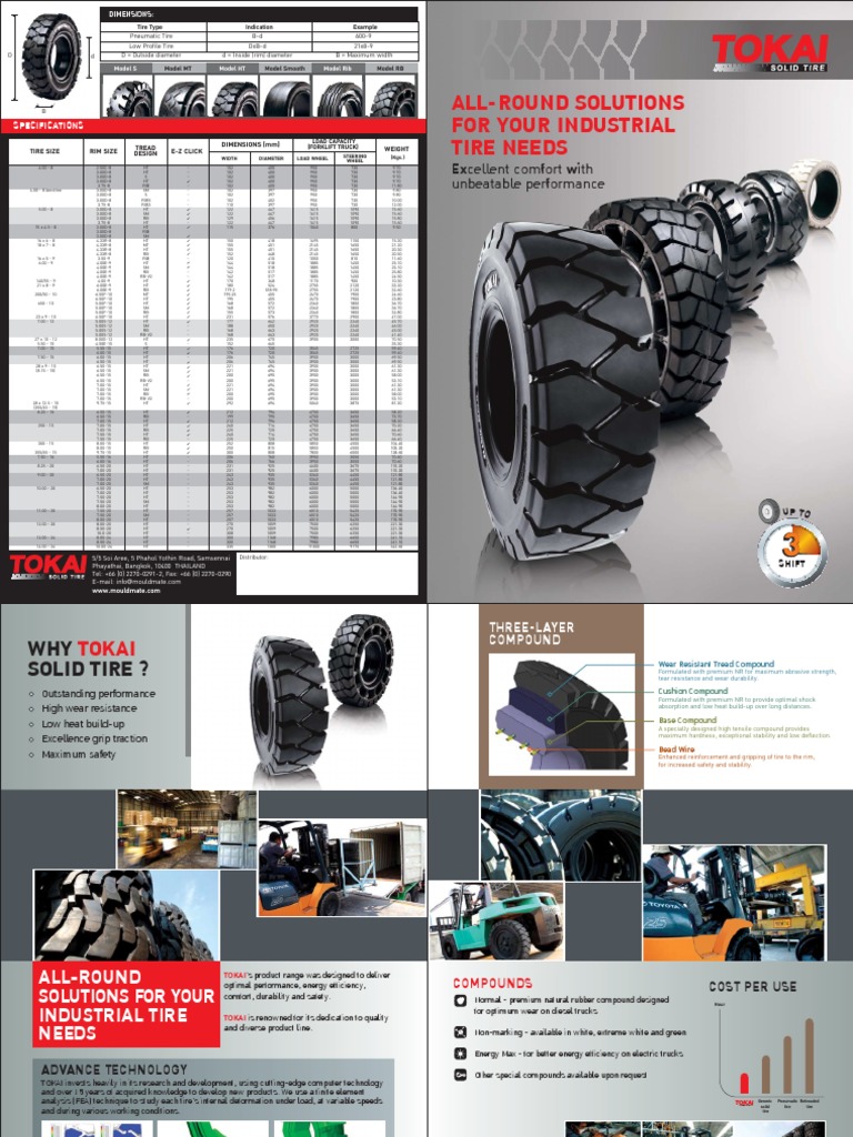 All Round Solutions For Your Industrial Tire Needs Tokai Pdf Tire