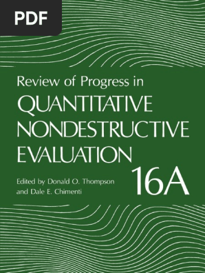 Review of Progress Quantitative Nondestructive P2198 26.03.20