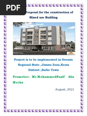 Project proposal on building construction