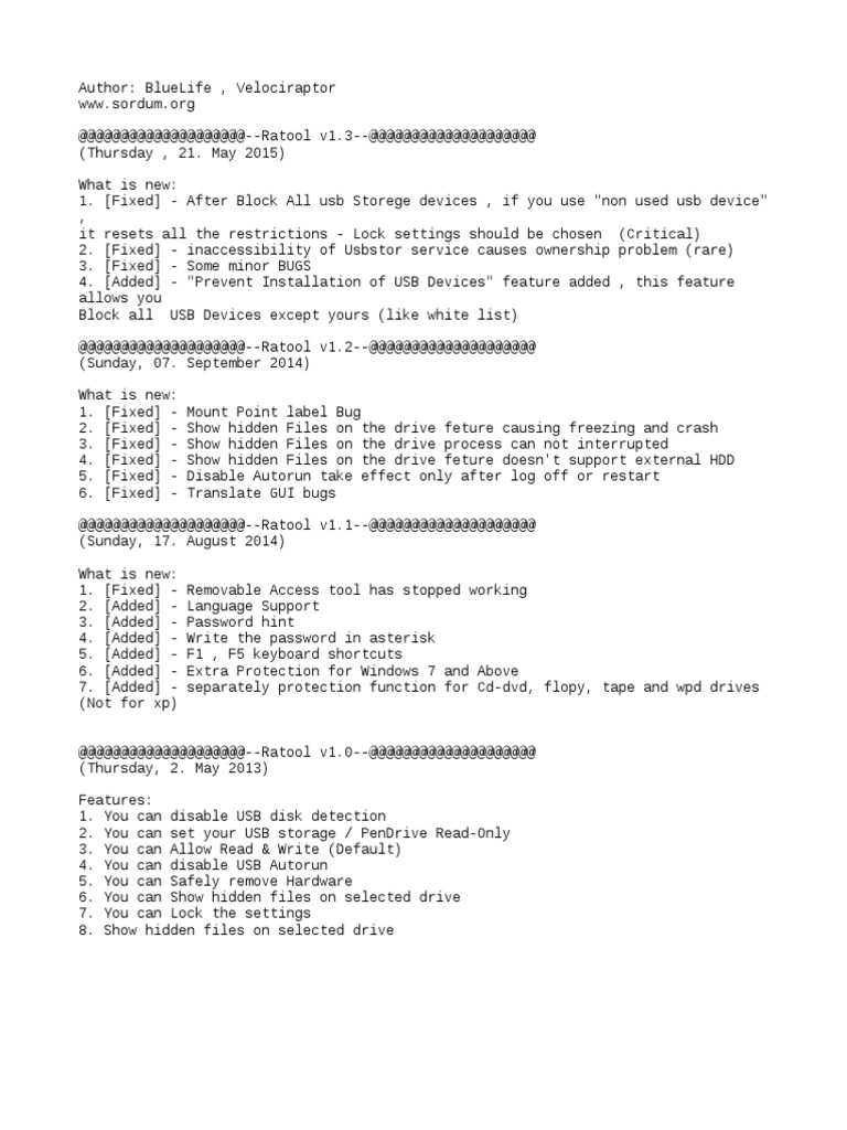 Read Me | PDF