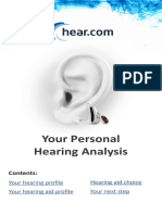 Your Hearing Analysis in M