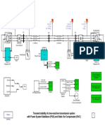 Transient stability simulation of a two-machine power system with PSS and SVC