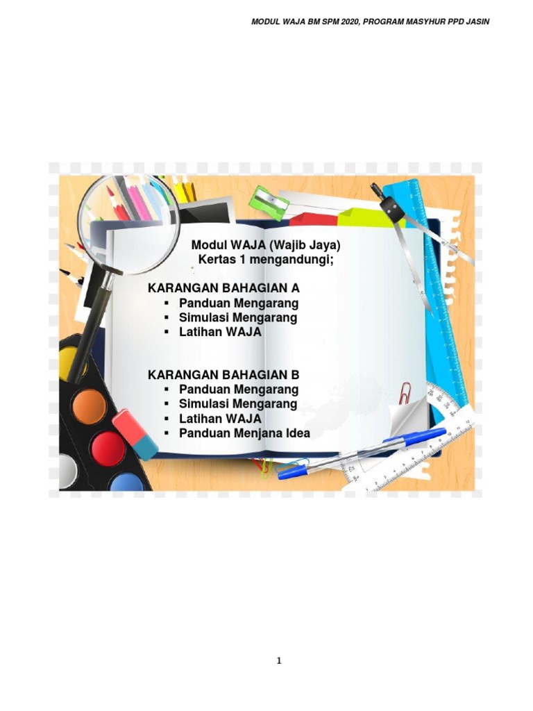 Modul Waja Edisi Guru Pdf