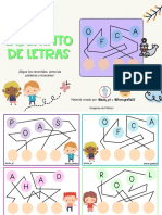 LABERINTO de LETRAS Formar Palabras de Dos Silabas para Imprimir y Plastificar