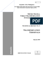 Metro Manila Urban Transportation Integration Study Technical Report No. 5
