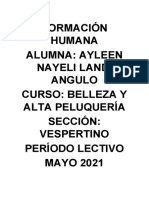 Formacion Humana Preguntas Del Examen