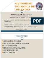 DIAPOSITIVAS Adelantos y Cartas Fianzas