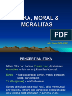 Etika, Moral & Moralitas