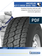 Michelin XZY 3 Wide Base Tire