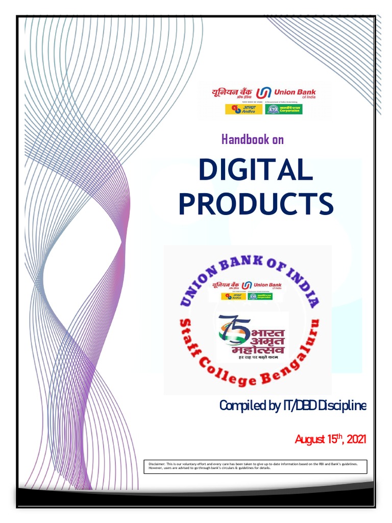 Handbook on Digital Banking Products | PDF | Debit Card | Automated ...