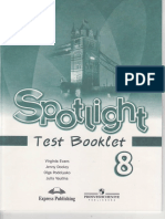 Spotlight 8 Test Booklet Kontr Zad 8