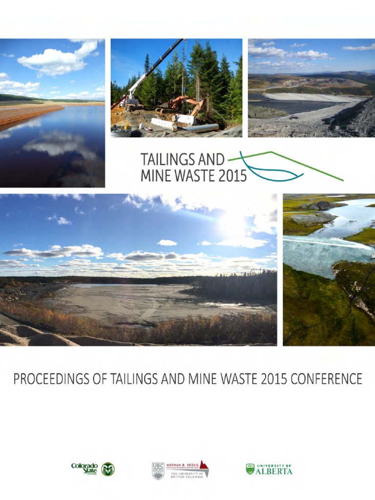12 - Tailings and Mine Waste 2015 by The Organizing Committee of ...