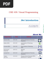 CSE 439: Visual Programming: Prof. Dr. Shamim Akhter Shamimakhter@iubat - Edu