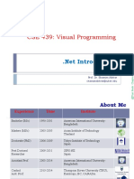 CSE 439: Visual Programming: Prof. Dr. Shamim Akhter Shamimakhter@iubat - Edu