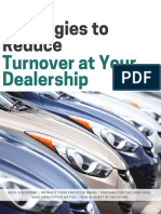Strategies To Reduce: Turnover at Your Dealership