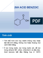 3. Kiểm đinh acid benzoic