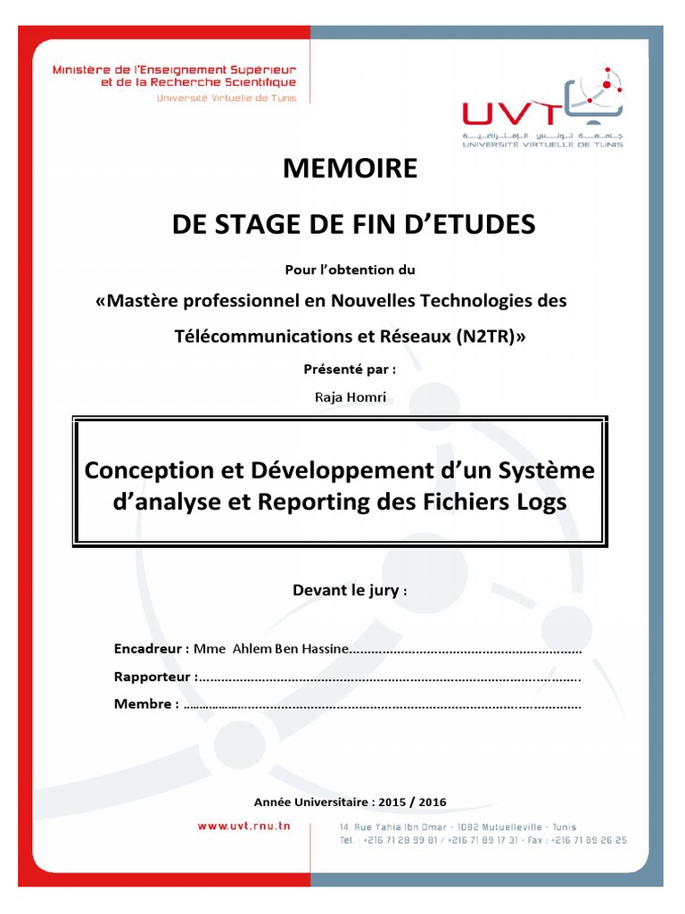 Système d'Analyse et Reporting des Logs | PDF | Architecture de ...