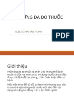 Phản ứng da do thuốc (GỬI) -